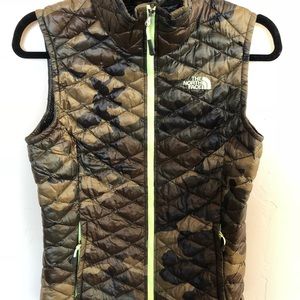 Camo North Face vest